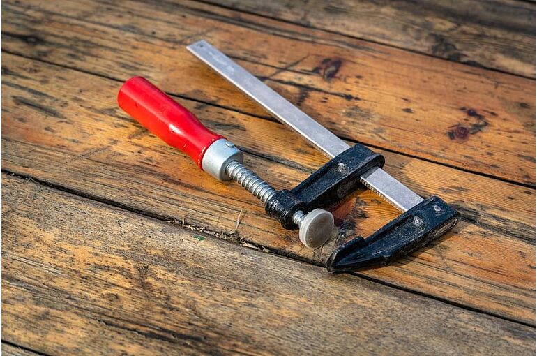 clamp-hand-tool-steel-metal-tool-old-repair-mechanics-craft